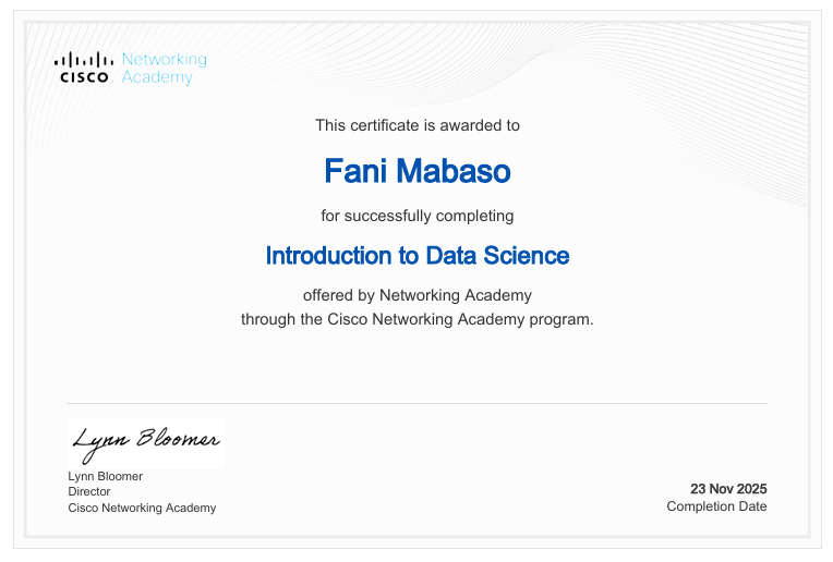 Introduction to Data Science