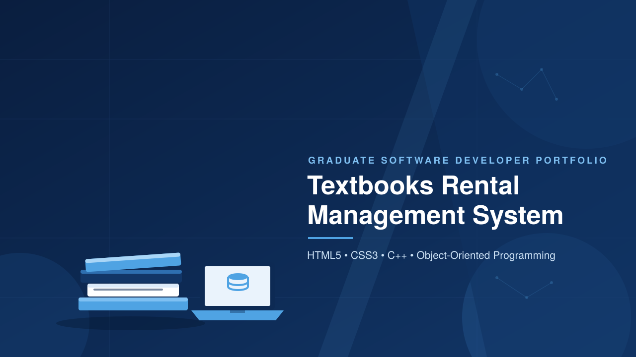 Textbooks Rental Management System